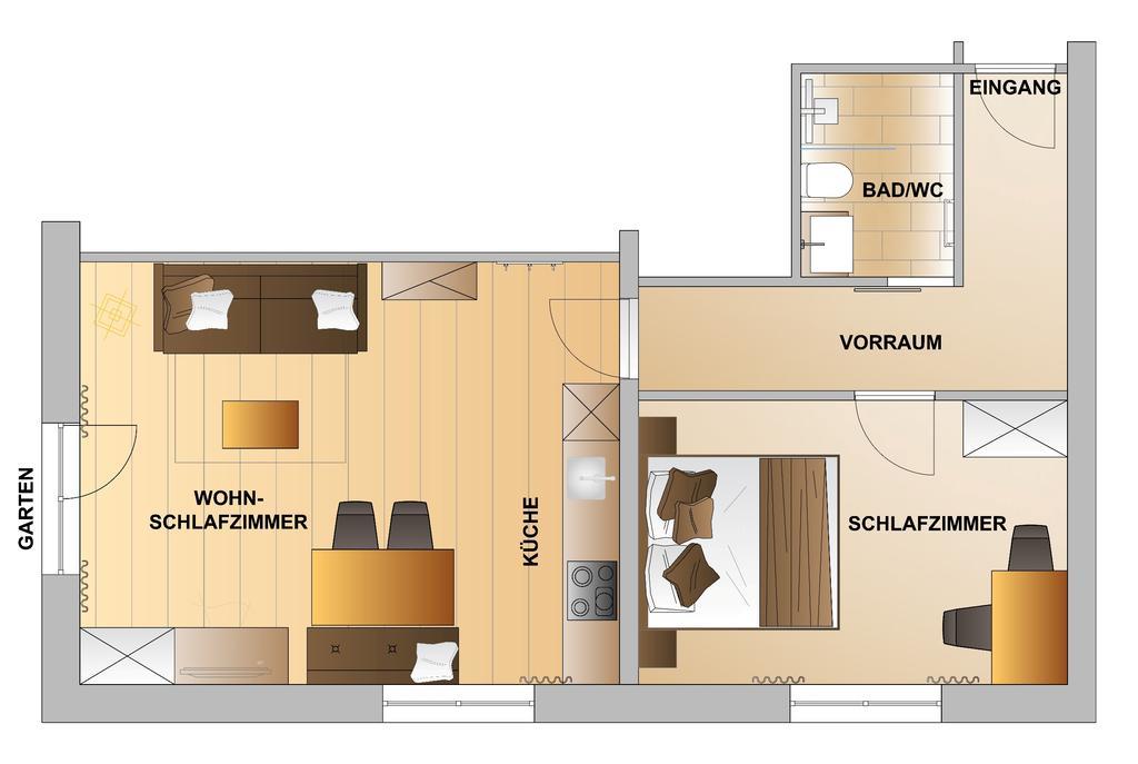 Appartements Zerzer Ried im Oberinntal Phòng bức ảnh